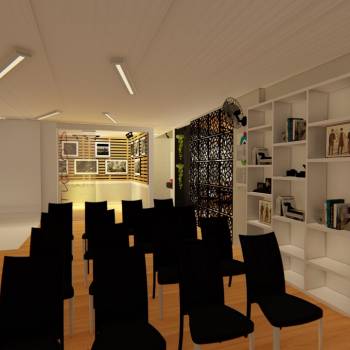 Galeria Studio - Galeria de Arte do Studio D (sala para eventos).